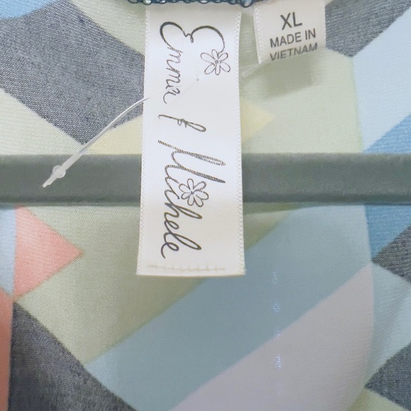 Emma & Michele Multicolor Wrap Dress - Size XL - Picture 5 of 6